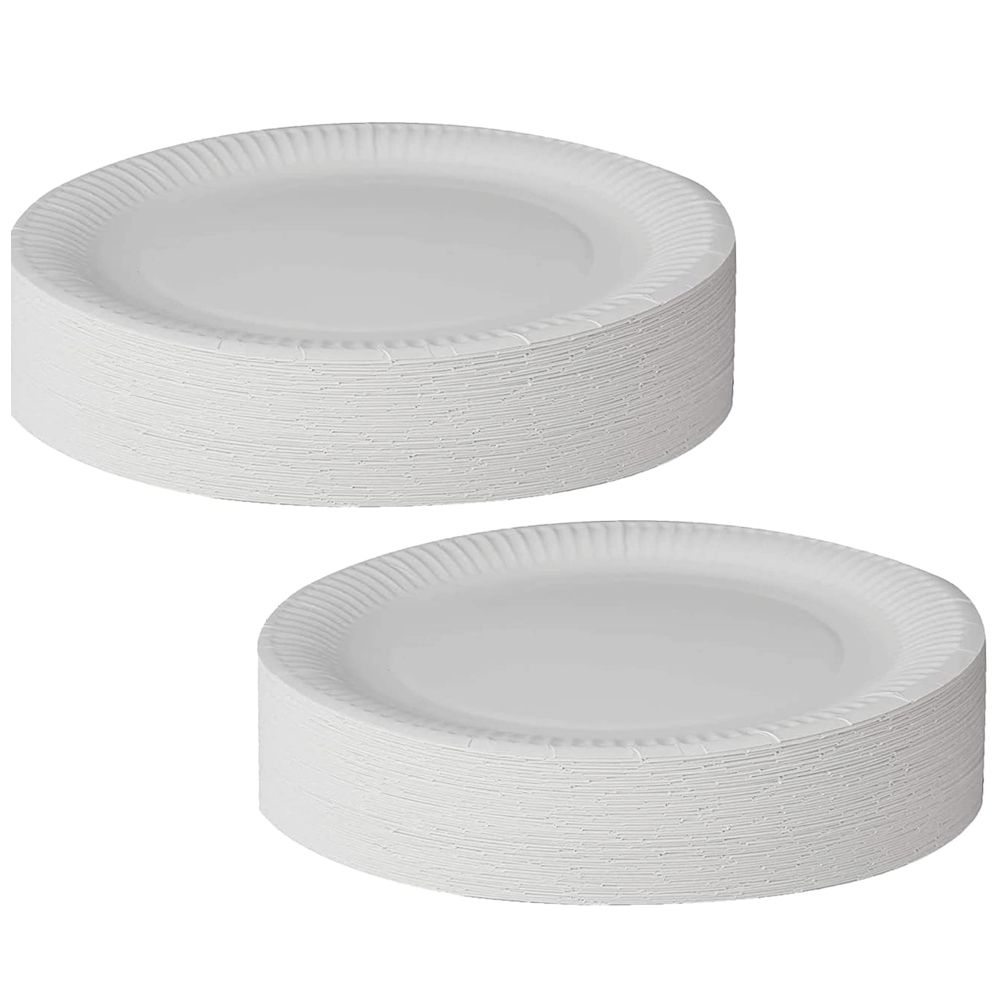 Maisonware Paper Plates 23cm - Pack of 200 Plates
